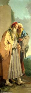Two Men In Oriental Costume — Giambattista Tiepolo, Romanticism