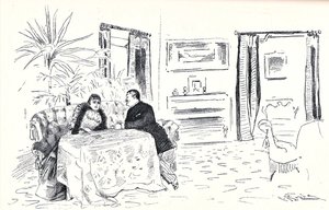 Hedda Gabler Paa Kristiania Theater (1891) — Christian Krohg