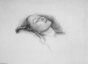 Study For Ophelia — Sir John Everett Millais
