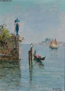 Venetian Canal — Emma Ciardi