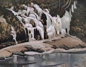 Icicles On The Spean — Keith Henderson