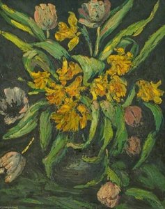 Tulips And Daffodils — William D Moore