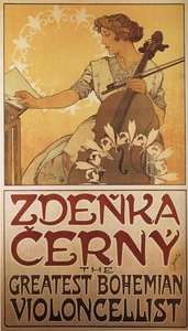 Zdenka Cerny — Alphonse Mucha, Art Nouveau