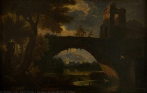 Landscape With A Bridge — Pietro Mulier Il Giovane