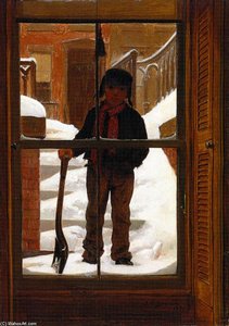 Waiting For A Job — John George Brown