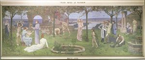 Inter Artes Et Naturam Dit Les Bienfaits De La Paix — Pierre Cécile Puvis De Chavannes, Romanticism