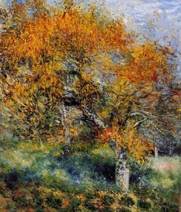 The Pear Tree — Pierre-auguste Renoir, Impressionism