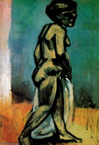 Nu Debout Huile Sur Toile - (92.1x64) — Henri Matisse