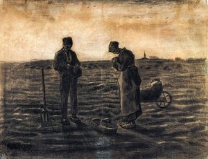 The Evening Prayer (after Millet)