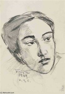 Portrait De Kimiyo — Léonard Tsuguharu Foujita