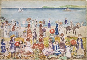 Revere Beach No. 2 — Maurice Brazil Prendergast
