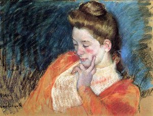 Portrait Of A Young Woman — Mary Stevenson Cassatt