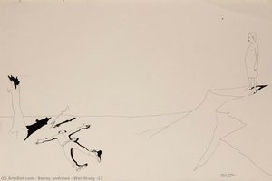 War Study #13 — Benny Andrews