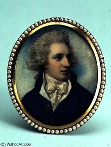 Portrait Of John Swinburne On Ivory — Richard Cosway, Regency Portraiture