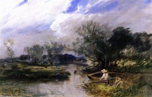 Girl In A Boat — Charles Henry Miller