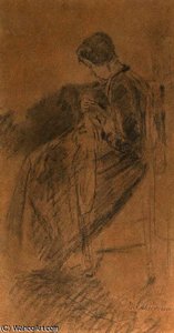 The Seamstress — Max Liebermann