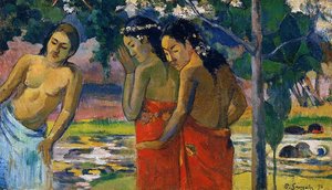 Three Tahitian Women — Eugène Henri Paul Gauguin