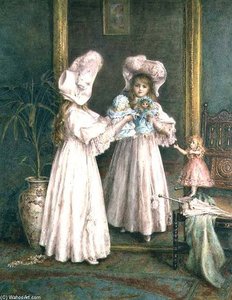 Playing With Her Dolls
