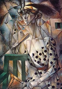Woman With A Fan — Jean Dominique Antony Metzinger