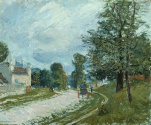 A Turn In The Road — Alfred Sisley