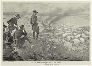 Grant's Army Crossing The James River — Benjamin West