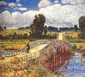Bridge At Old Lyme — Frederick Childe Hassam