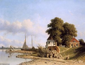 At Elshout Sun — Jan Weissenbruch