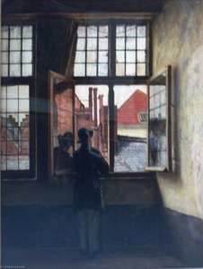 Man At The Window — Henri De Braekeleer