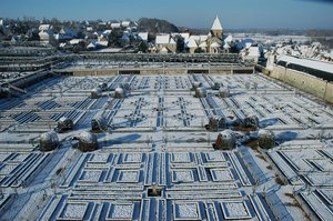 The Kitchen garden during winter