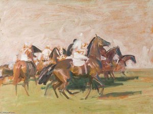 Study For 'starter's Orders' — Sir Alfred James Munnings