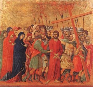 Way To Calvary — Duccio Di Buoninsegna, Early Gothic