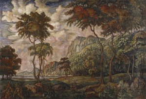 Landscape With Trees — Konstantin Fyodorovich Bogaevsky