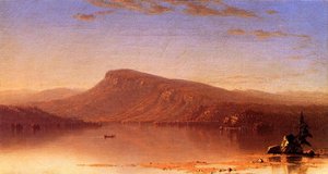 In The Wilderness, Twilight — Sanford Robinson Gifford, Hudson River School