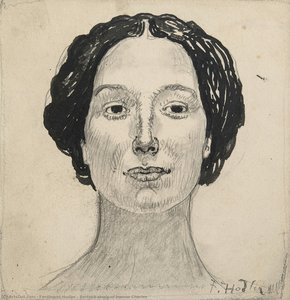 Portrait Study Of Jeanne Charles — Ferdinand Hodler