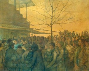 Ruhleben Prison Camp The Distribution Of Parcels From Home — Nico Jungman