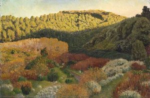 The Valley Of The Palud, Towards Sunset — Herbert H Newton