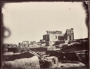 Temple Of Bel, View Of The Cella From The Northwest Corner Of The Courtyard — Louis Vignes, Romanticism