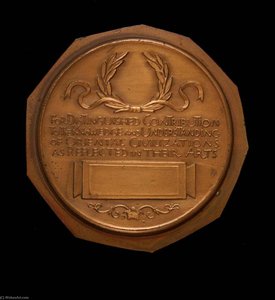 Charles Lang Freer Medal (reverse) — Paul Manship