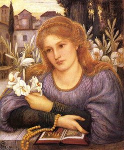 Convent Lily — Marie Spartali Stillman