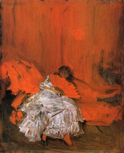 Red And Pink: The Little Mephisto — James Abbott Mcneill Whistler