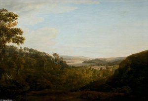 The Valley Of The Teign, Devonshire — Francis Towne