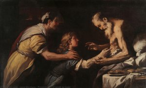 Presentation Of Jacob To Isaac — Luca Giordano, Late Baroque