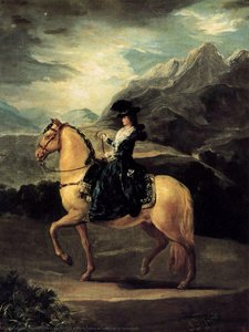 Portrait Of Maria Teresa De Vallabriga On Horseback — Francisco José De Goya Y Lucientes