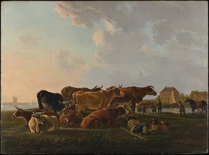 Landscape With Cattle — Jacob Van Strij Dordrecht