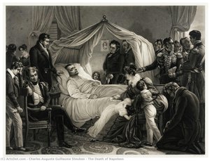 The Death Of Napoleon — Charles Auguste Guillaume Steuben