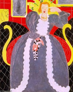 Lady In Blue, Oil On Canvas, Philadelphia Muse — Henri Matisse, Fauvism