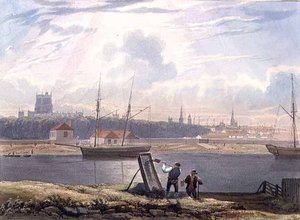 View Across The Floating Harbour With The Cathedral — Samuel Jackson
