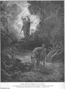 Adam And Eve Are Driven Out Of Eden — Paul Gustave Doré