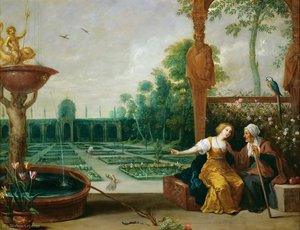 Vertumnus And Pomona — David Teniers The Elder