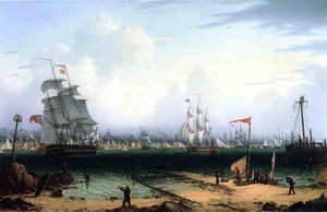 View Of Liverpool From Cheshire — Robert W. Salmon